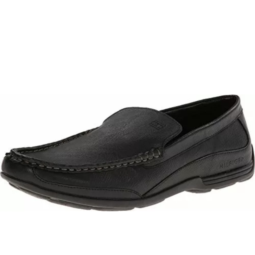 Tommy Hilfiger Men's Kettle Size 11 Black Dress Loafer Shoes